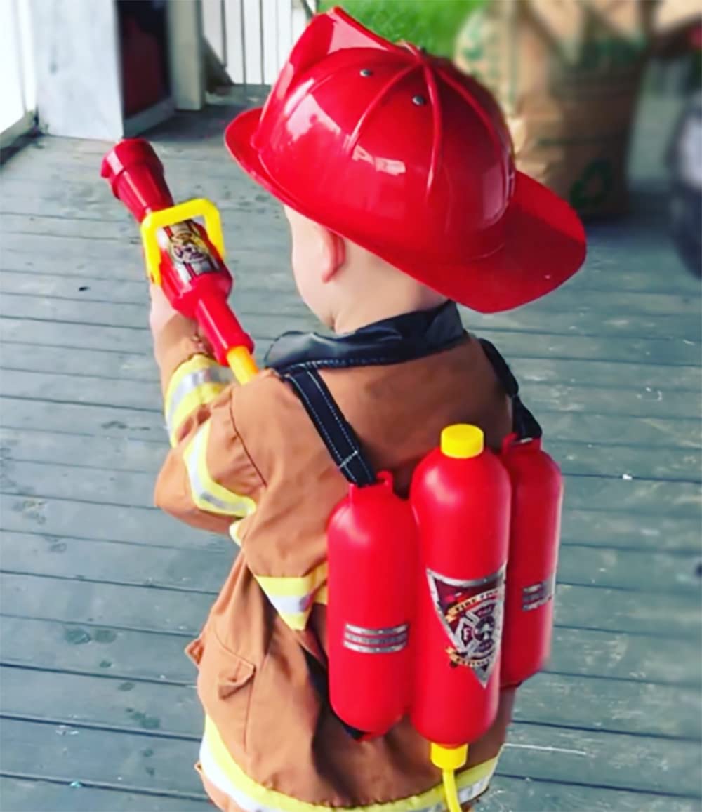 4E's Novelty fireman role-play gear sparks imaginative pretend firefighting