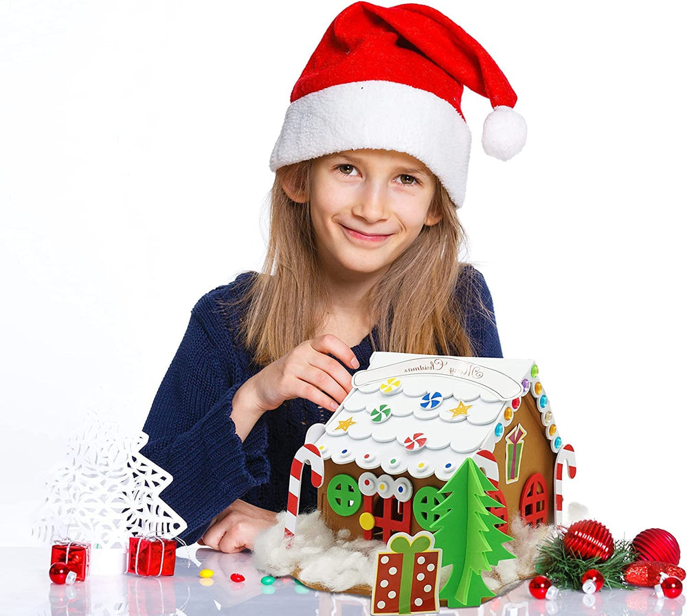 4E's Novelty gingerbread house decoration stickers to enhance creativity