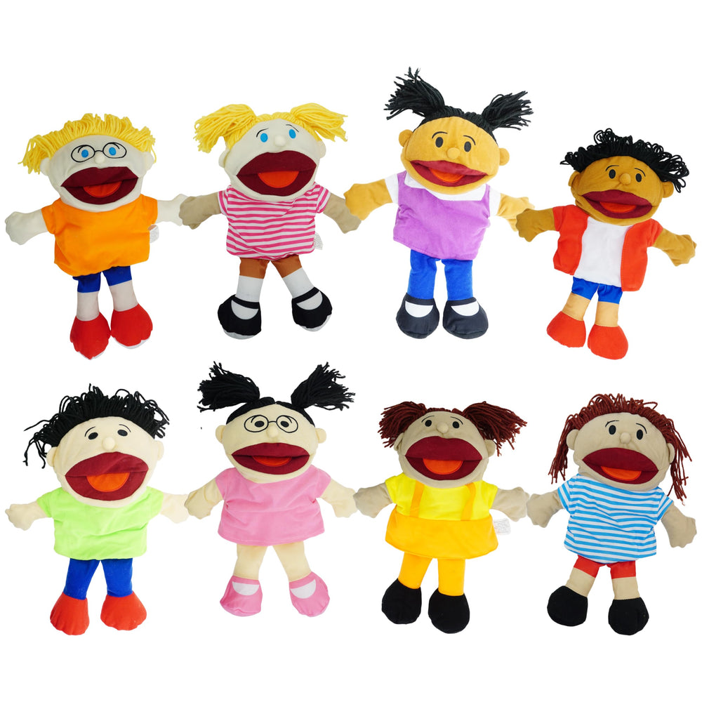 Bulk education sets of 4E's Novelty puppets for schools and libraries