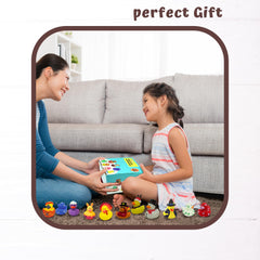 4E's Novelty Pumpkin duck bath toy for Halloween decor.