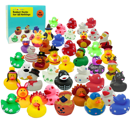 4E's Novelty Santa duck bath toy for festive Christmas fun.