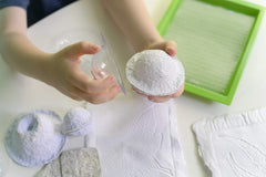 4M Green Science paper making kit plastic mesh screen for shaping pulp