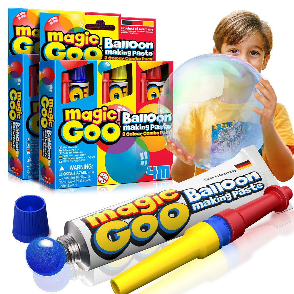 4M Magic Goo giant bubbles for outdoor parties create impressive displays.