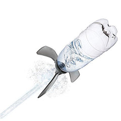 4M Water Rocket Kit bottle with fins ready for launch.