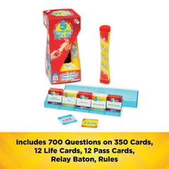 5 Second Rule Relay deck displaying 700 questions for lively rounds
