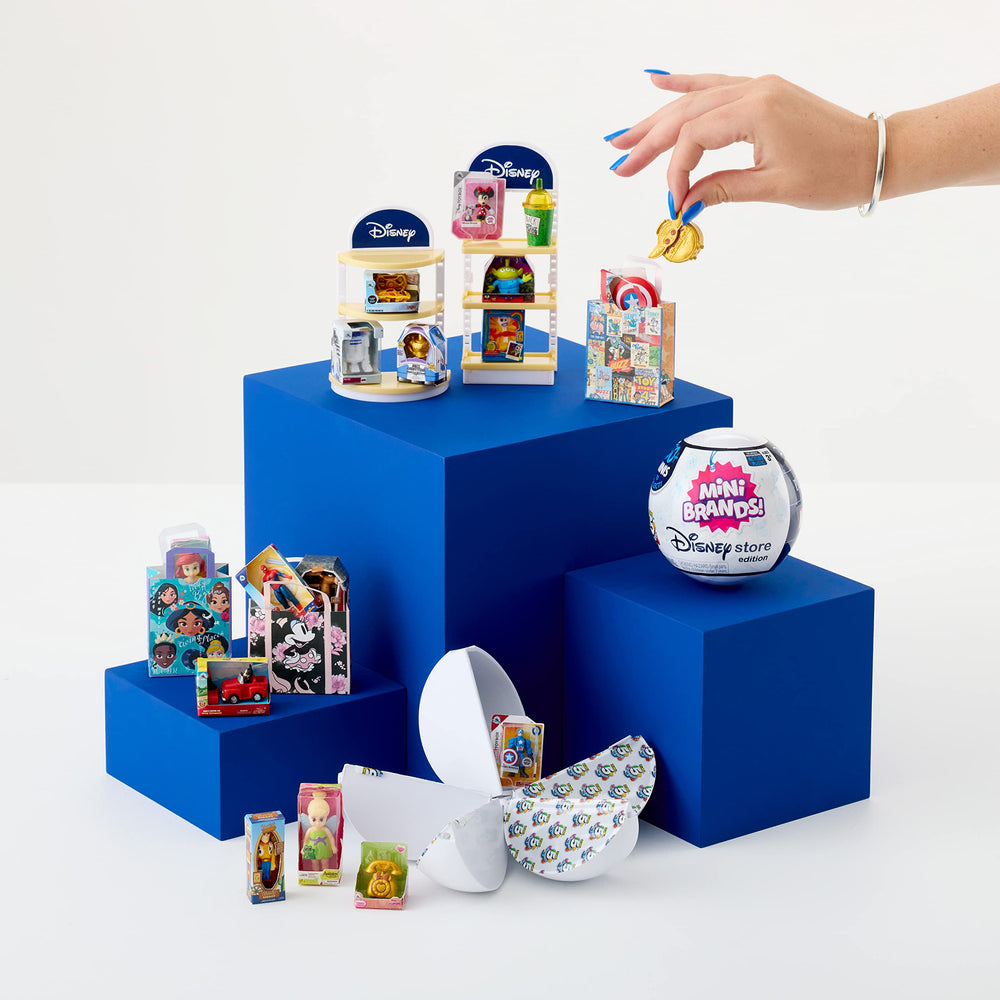 Mystery toy collection from Disney Mini Brands featuring favorite characters