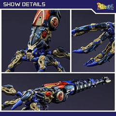 52TOYS BEASTBOX DOWNSPIRAL transformation from cube to mecha