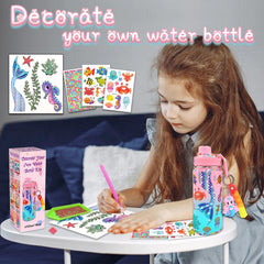 7july Mermaid Pattern Sticker close-up, inspiring imagination during arts and crafts