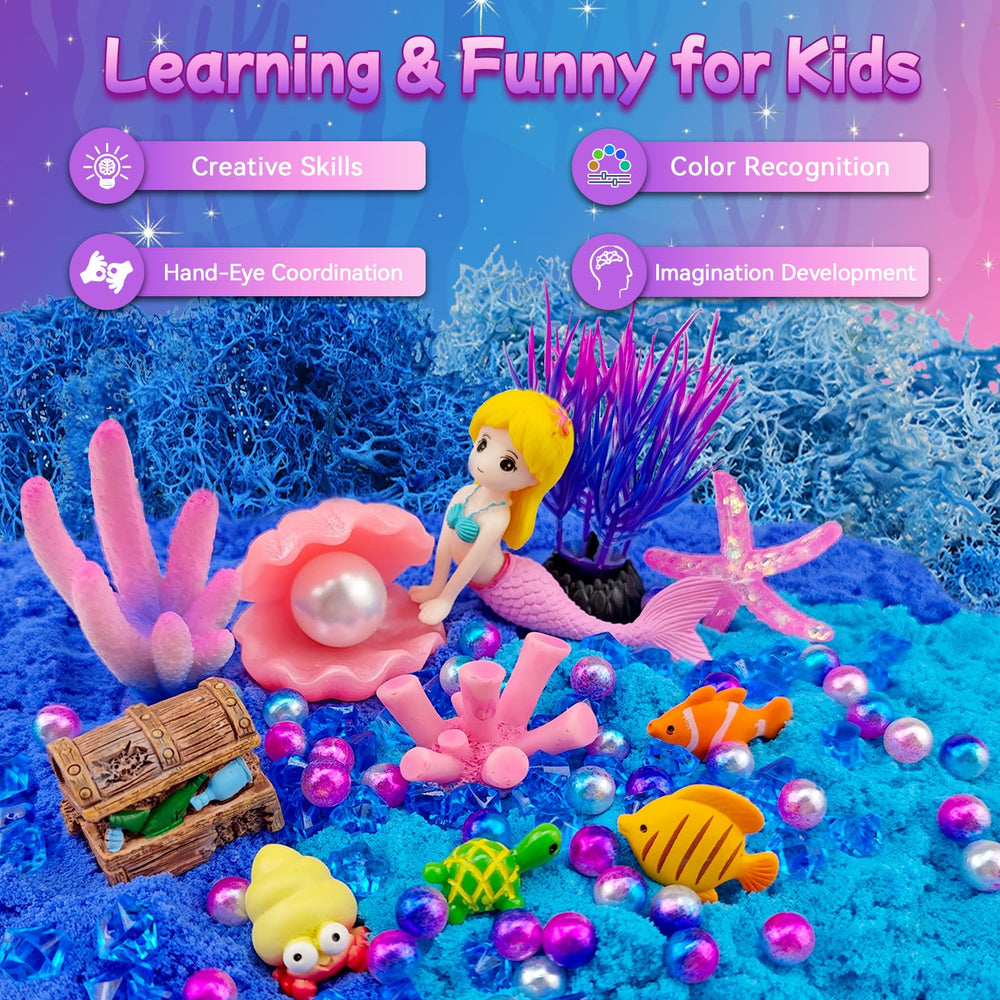 7july Mermaid Terrarium Kit designed for little makers ages 5-12