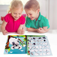 90shine book measures 8.4 by 9.4 inches for convenient crafting