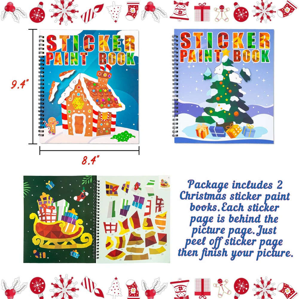 90shine gingerbread-house design sticker book promotes sweet-themed crafts for kids.