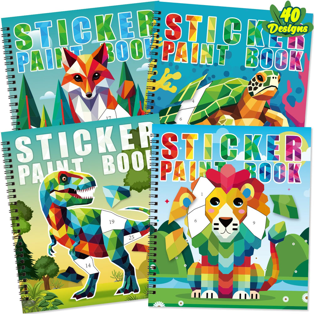 90shine dinosaur sticker paint book cover invites imaginative scenes