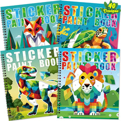 90shine dinosaur sticker paint book cover invites imaginative scenes