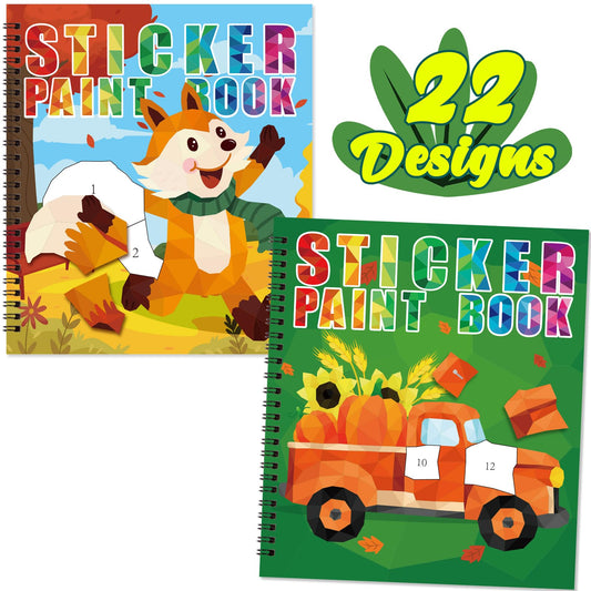 90shine fall sticker books cover for kids' autumn crafts and inspiration