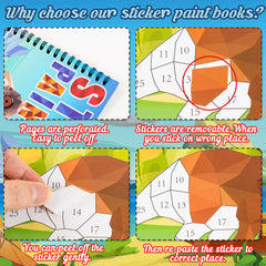 90shine perforated tear-out pages make it easy to display finished artwork.