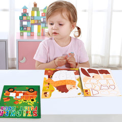 90shine squirrel and hedgehog fox stickers for kids' art activities