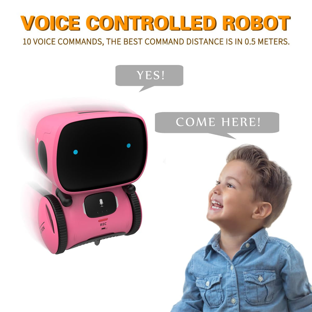 98K robot toy voice command interaction simplifies play with clear prompts