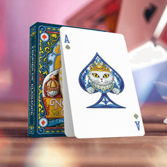 99FOX Noblific Cats playing cards cat artwork enhances themed parties and casual play.