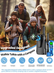 Inspireyes walkie talkie offers up to 3 miles range in open areas