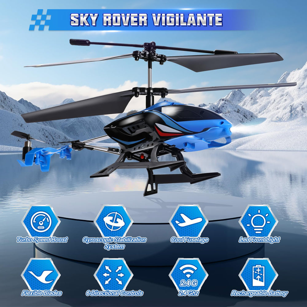A ALPHA RC Helicopter inspires imaginative pilots during adventures