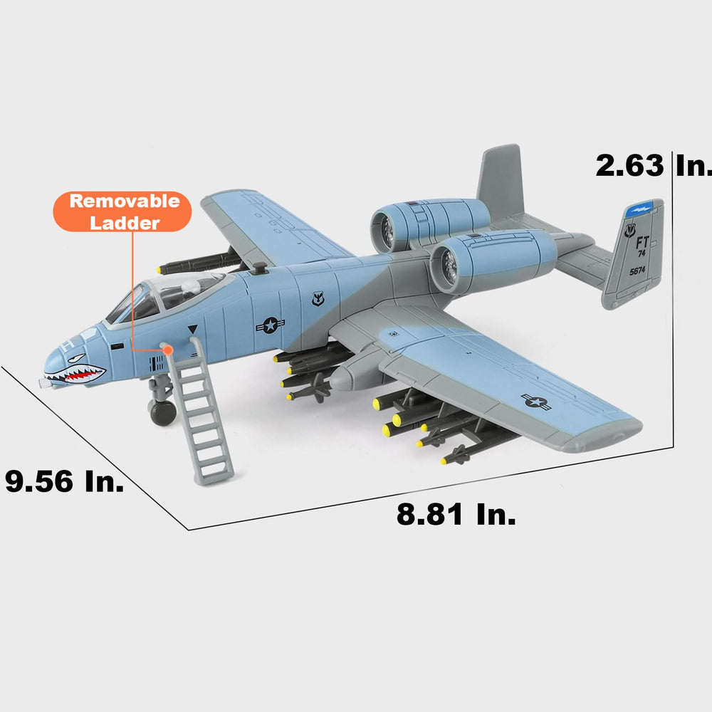 A10 Warthog display stand for easy showroom style display