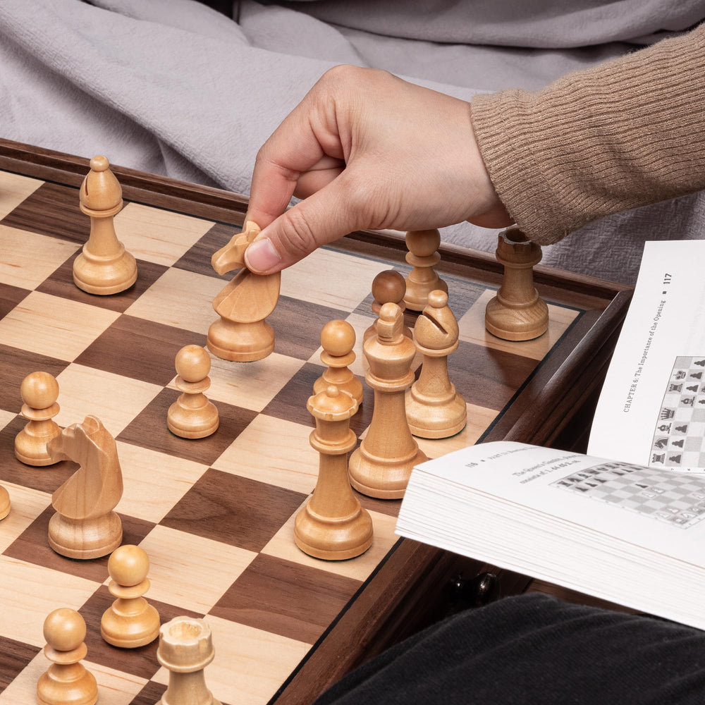 A&A gift-ready chess set perfect for holidays or milestones.