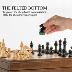 A&A walnut and maple inlay adds natural warmth and elegance.