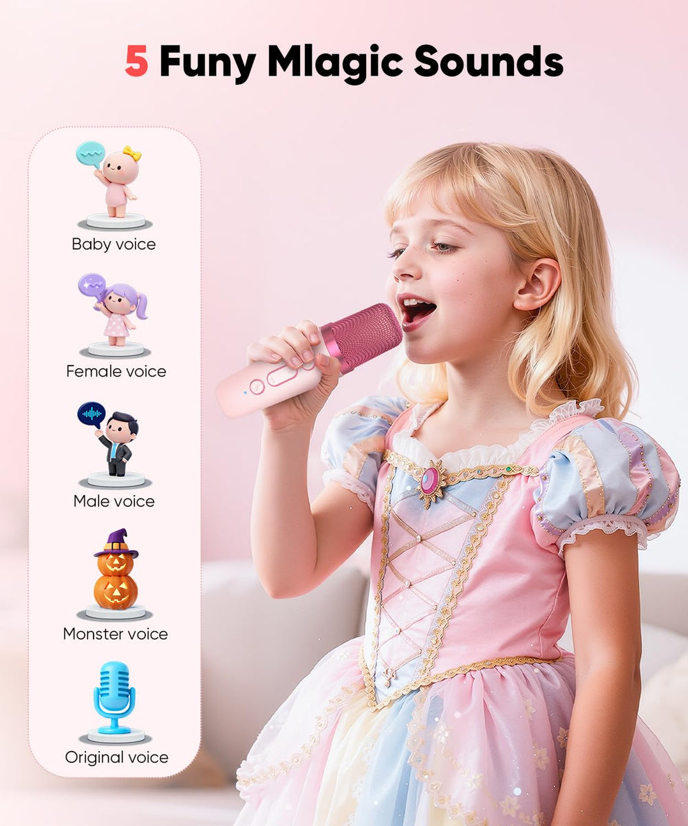 Aadmd mini karaoke doll sound effect adds playful character voices