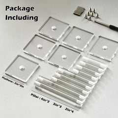 AAiphuwew square plates secure stable platforms for minis