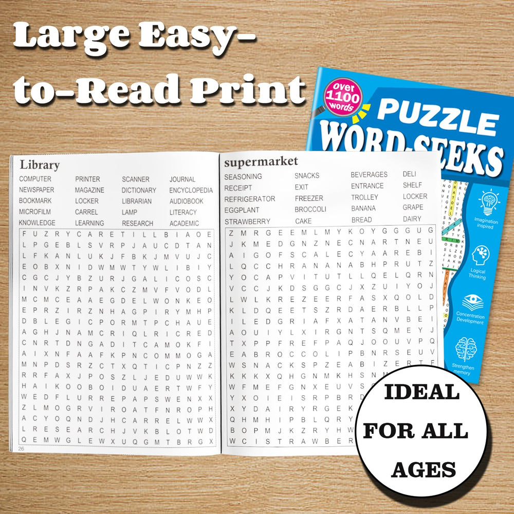 Aannanl large-print pages inside for easy, comfortable reading sessions.