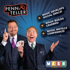 Abacus Brands Penn & Teller VR Lab learning in action on stage