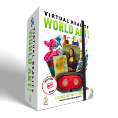 Abacus Brands World Art VR book front cover for immersive art history exploration