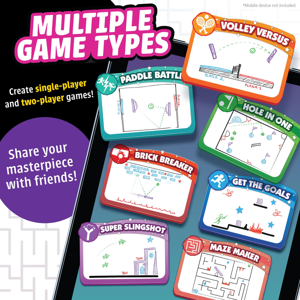 Abacus Brands Pixicade arcade-battle invites friends to compete with user-made games.