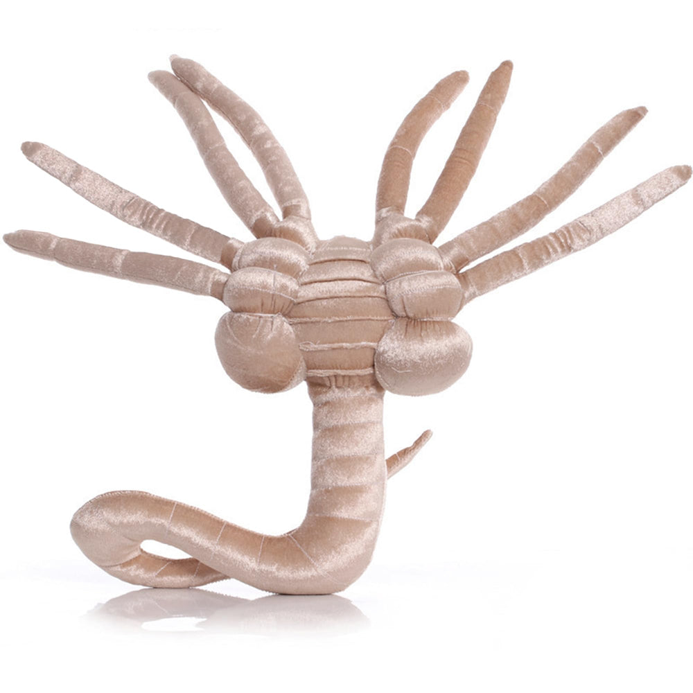 Abawaka Facehugger plush front view, cozy movie-night companion