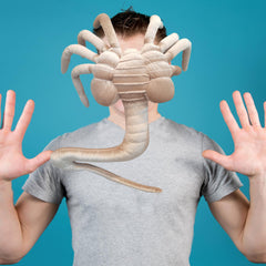 Abawaka Facehugger plush packaged, ships compressed and reshapeable