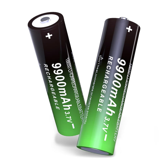 ABCTOY 18650 button-top battery powers flashlights and headlamps with reliable output.
