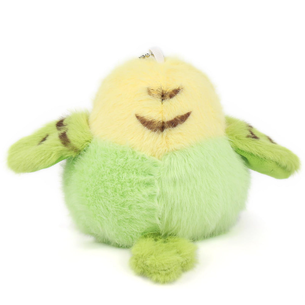 ABEARCAR parakeet plush toy showing lifelike wings and soft plush fur for cuddling