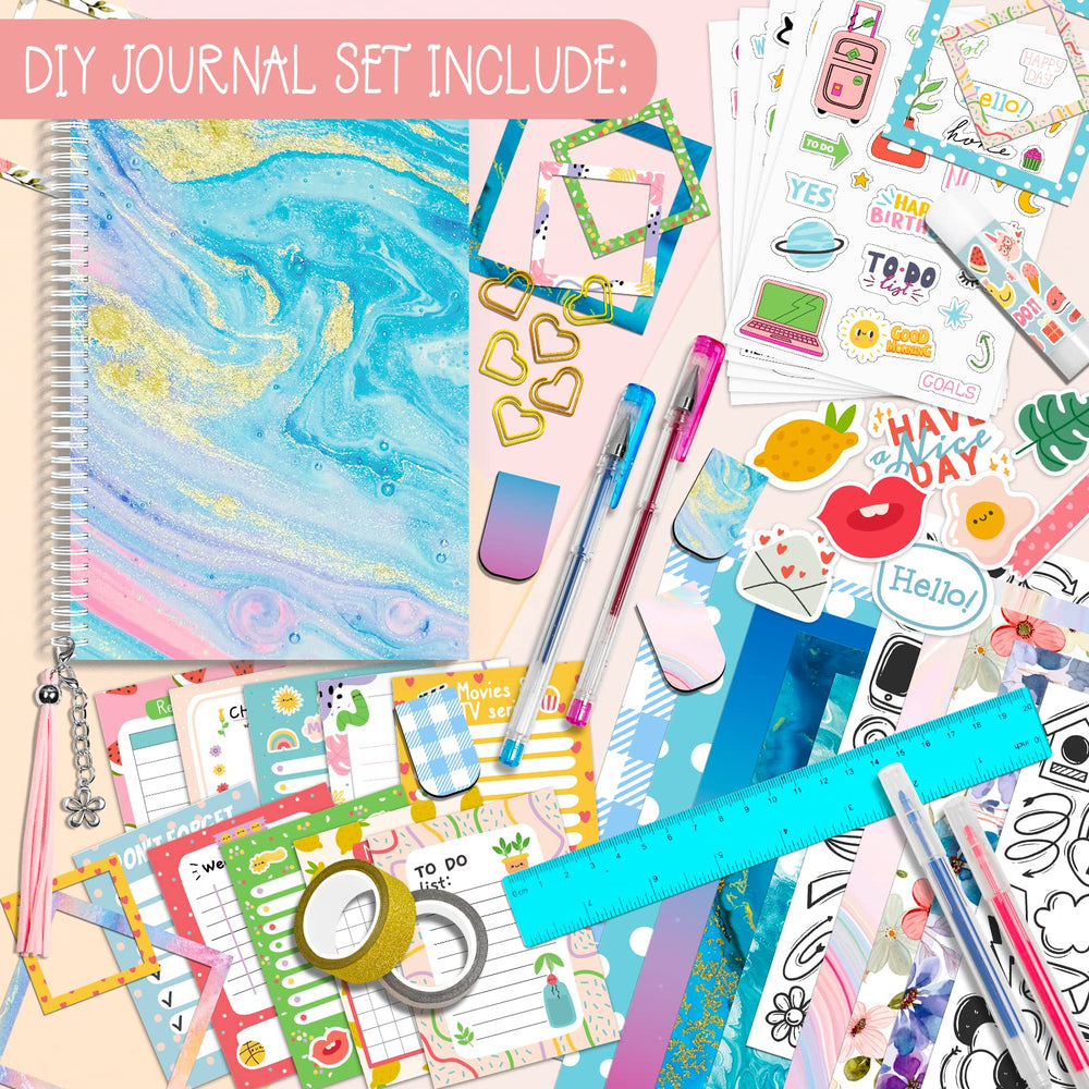 ABERLLS DIY Journal stickers add vibrant embellishments for personalized pages