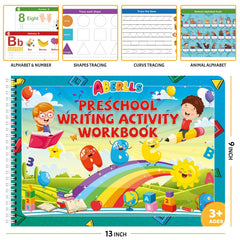 ABERLLS handwriting dry erase markers included for reusable practice