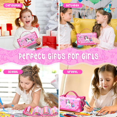 ABERLLS unicorn stickers and ruler complete the art set