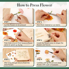 Aboofx Flower Press Kit gift packaging ideal for gifting