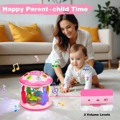 Aboosam safety-grade ABS toy with soft light helps protect sensitive hearing.