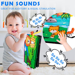 Aboosam textured animal tails invite touch and interactive exploration for little hands.