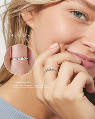 ABPBA hand-polished sterling silver finish gleaming
