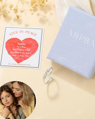 ABPBA women's fidget ring ready for daily wear