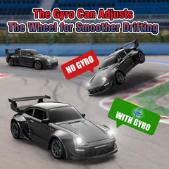ACAMMZAR gyro-drift action demonstrates automatic angle correction during turns