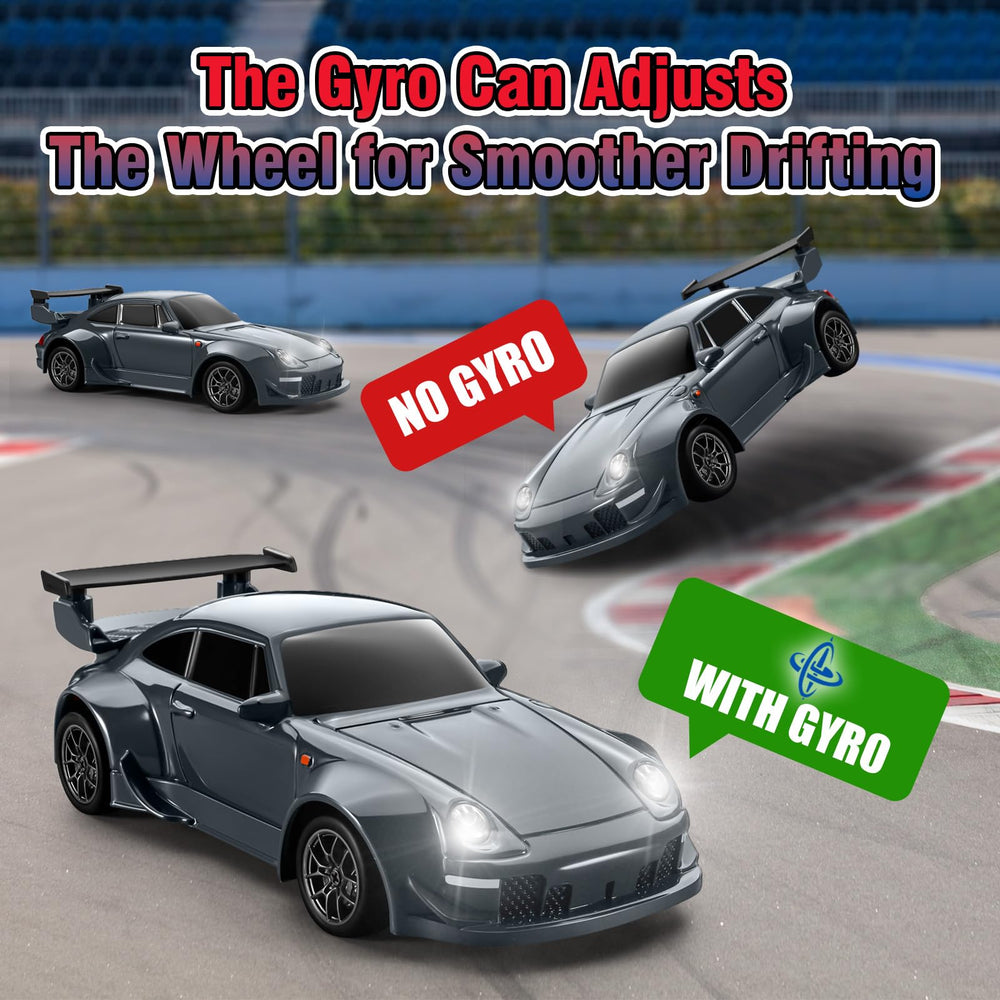 ACAMMZAR Mini RC Drift Car gyro stability in action during turns