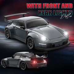 ACAMMZAR RC Drift Car dual batteries extend playtime with quick swaps.
