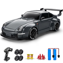 ACAMMZAR RC Drift Car front view shows compact indoor racing potential.