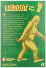 Archie Mcphee Bigfoot figure brown poised for action and storytelling.